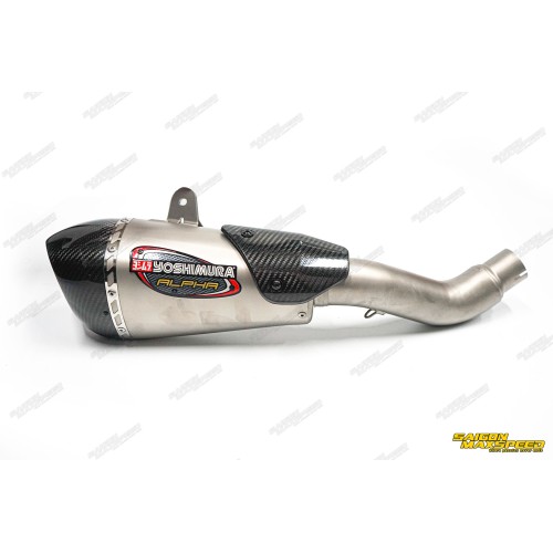 Pô YOSHIMURA Alpha T Slip on Triump Street Triple 2017-2019 (chính hãng) Pô YOSHIMURA Alpha T Slip on Triump Street Triple 2017-2019 (chính hãng)